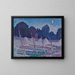 A August Night - Alfred William Finch — framed artwork on a wall