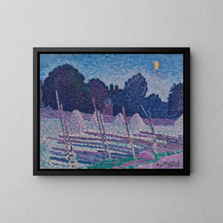 A August Night - Alfred William Finch — framed artwork on a wall