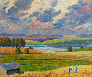 Landscape of Padasjoki - Alfred William Finch — artwork view