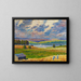 Landscape of Padasjoki - Alfred William Finch — framed artwork on a wall