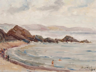 La plage de Looen - Alfred William Finch — artwork view