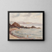 La plage de Looen - Alfred William Finch — framed artwork on a wall