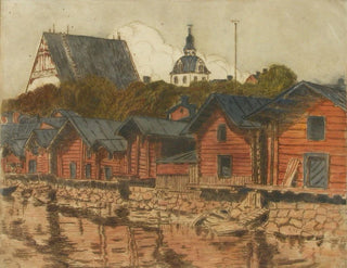 Rivages de Porvoo - Alfred William Finch — artwork view