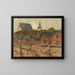 Rivages de Porvoo - Alfred William Finch — framed artwork on a wall
