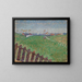 L'hippodrome de Wellington sous la pluie à Ostende - Alfred William Finch — framed artwork on a wall