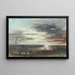 Waiting for the train - Alfred William Hunt — framed artwork on a wall