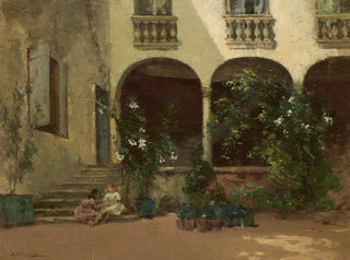 La cour des lauriers-roses - Alfred Withers — artwork view