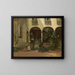 La cour des lauriers-roses - Alfred Withers — framed artwork on a wall
