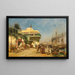 The Port of Algiers - Alfred Wordsworth Thompson — framed artwork on a wall