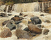 A dam on the river - Alfred Zoff — artwork view
