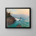 A view of the Nervi coast - Alfred Zoff — framed artwork on a wall