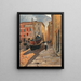 A View of the Riviera - Alfred Zoff — framed artwork on a wall