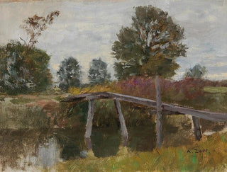 Pont ancien à Langenpreising - Alfred Zoff — artwork view