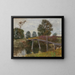 Pont ancien à Langenpreising - Alfred Zoff — framed artwork on a wall