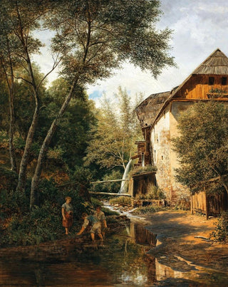 an old mill above Pörtschach - Alfred Zoff — artwork view