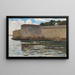Return of the Fishermen of Concarneau - Alfred Zoff — framed artwork on a wall