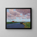 Landscape of Belgium - Alfred Zoff — framed artwork on a wall