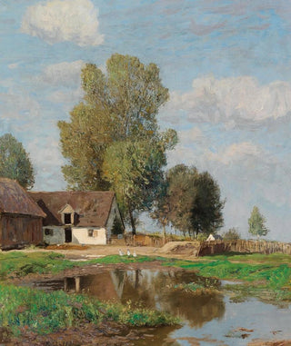 Rural Idylle Painting - Alfred Zoff — artwork view