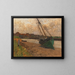 Motif of Nieuport, Belgium - Alfred Zoff — framed artwork on a wall
