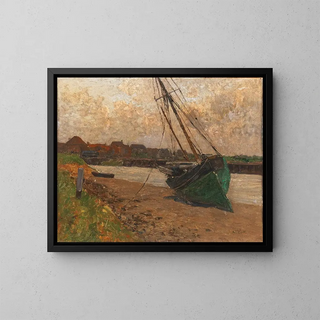Motif of Nieuport, Belgium - Alfred Zoff — framed artwork on a wall