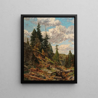 Motif de l'alpage de Turracher - Alfred Zoff — framed artwork on a wall