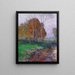 Autumn in the Krems Valley - Alfred Zoff — framed artwork on a wall