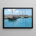 The Landing at Krems - Alfred Zoff — framed artwork on a wall
