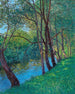 The stream of the Au on the Krems Lower Austria Krems Danube - Alfred Zoff — artwork view