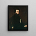 Self-portrait of Count Alfred d'Orsay 1801 1852 - Alfred d'Orsay — framed artwork on a wall