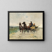 Return home after the fields - Alfredo Tominz — framed artwork on a wall