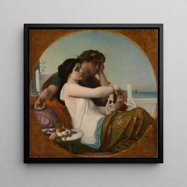 Algae and Boniface - Alexandre Cabanel — framed artwork on a wall