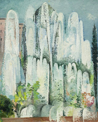 Alice Bailly - Fontaine dans un jardin de Rome.webp