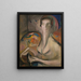 Self-portrait - Alice Bailly — framed artwork on a wall