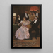 Reproduction of the painting of a formal meeting - Alice Barber Stephens