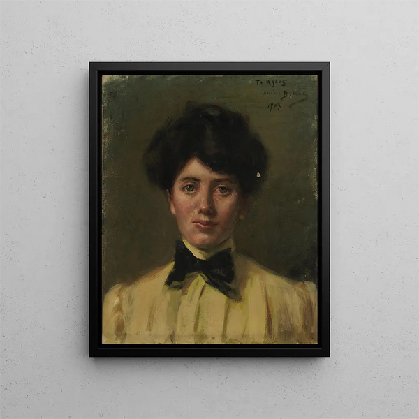 Agnès - Alice Pike Barney — framed artwork on a wall
