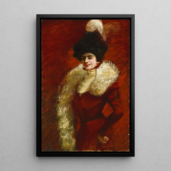 Alice Warder Garrett - Alice Pike Barney — framed artwork on a wall