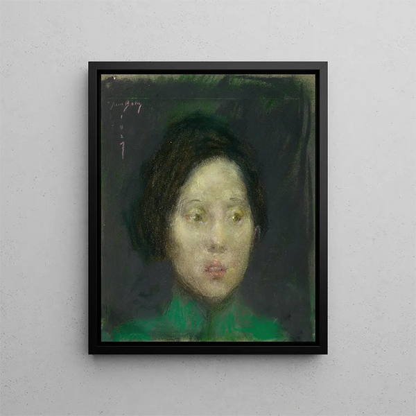 Un Oriental - Alice Pike Barney — framed artwork on a wall