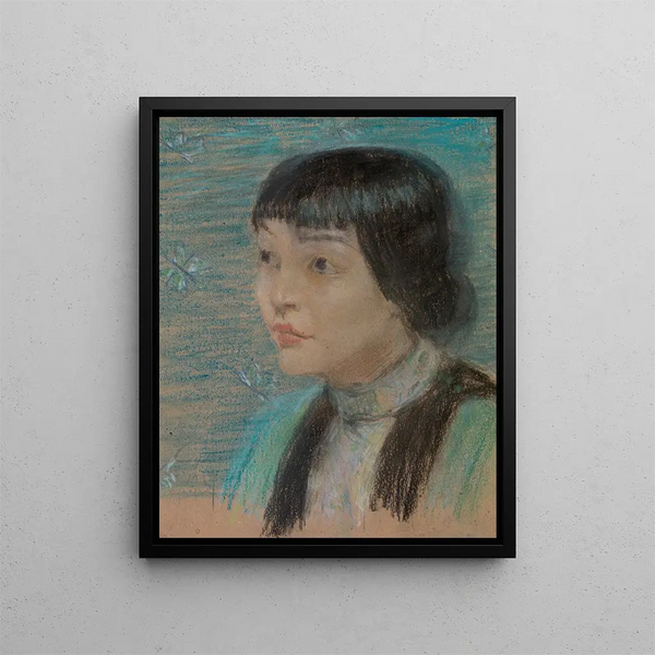 Anna May Wong - Alice Pike Barney — framed artwork on a wall