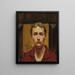 Blond Man - Alice Pike Barney — framed artwork on a wall