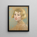 Blonde Girl - Alice Pike Barney — framed artwork on a wall