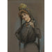 Reproduction of the painting Cigarette - Alice Pike Barney