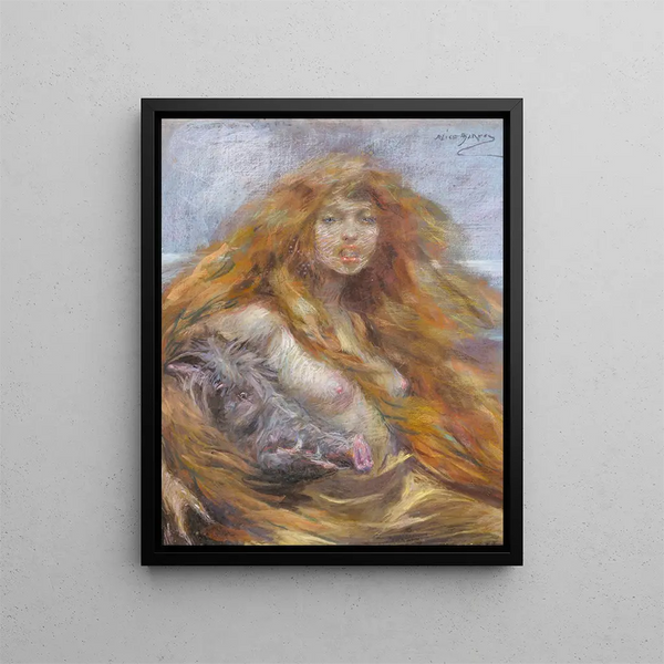 Circe - Alice Pike Barney — framed artwork on a wall