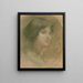 Dream Woman Painting - Alice Pike Barney — framed artwork on a wall