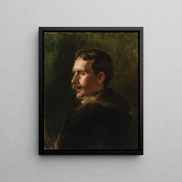 Fur Coat Painting - Alice Pike Barney — framed artwork on a wall