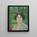 Garden Window - Alice Pike Barney — framed artwork on a wall