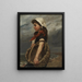 Girl with Basket - Alice Pike Barney — framed artwork on a wall