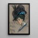 Hat Sale Poster - Alice Pike Barney — framed artwork on a wall