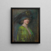 Hat and Shadow - Alice Pike Barney — framed artwork on a wall