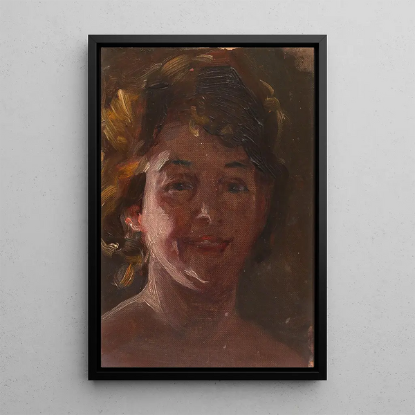Reproduction of the painting Head of the artist - Alice Pike Barney