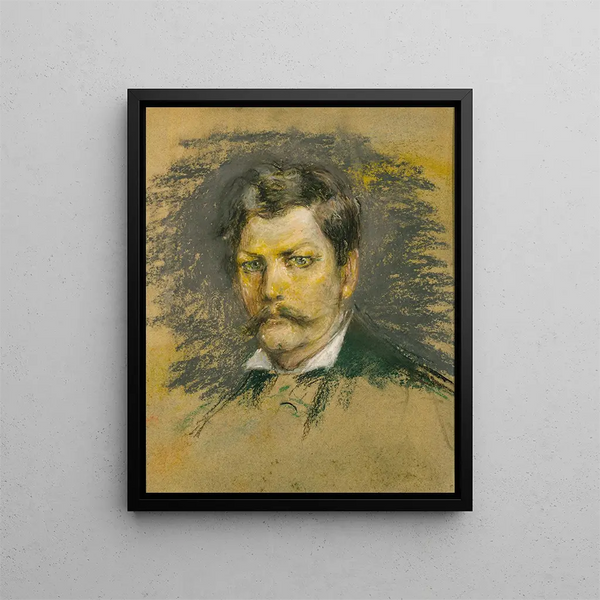 Henry M. Stanley - Alice Pike Barney Painting — framed artwork on a wall